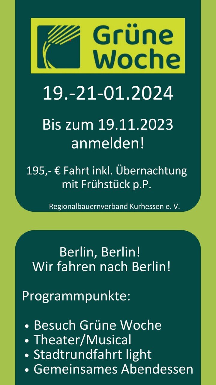 Grüne Woche Berlin