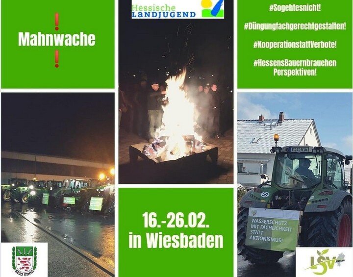 Mahnwache In Wiesbaden Gestartet Blog Regionalbauernverband Kurhessen E V